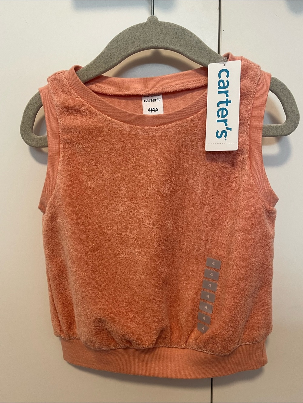 Carter's Peach Terry Tank Top